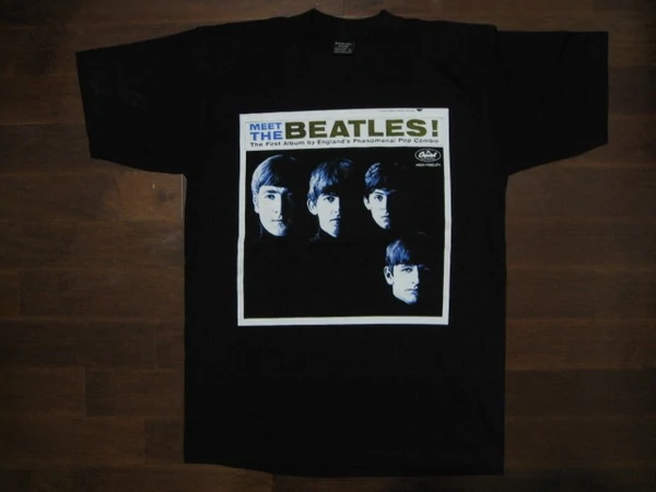 BEATLES-MEET THE BEATLES -ORIGINAL " CAPITOL " ALBUM COVER VINTAGE- T-Shirt